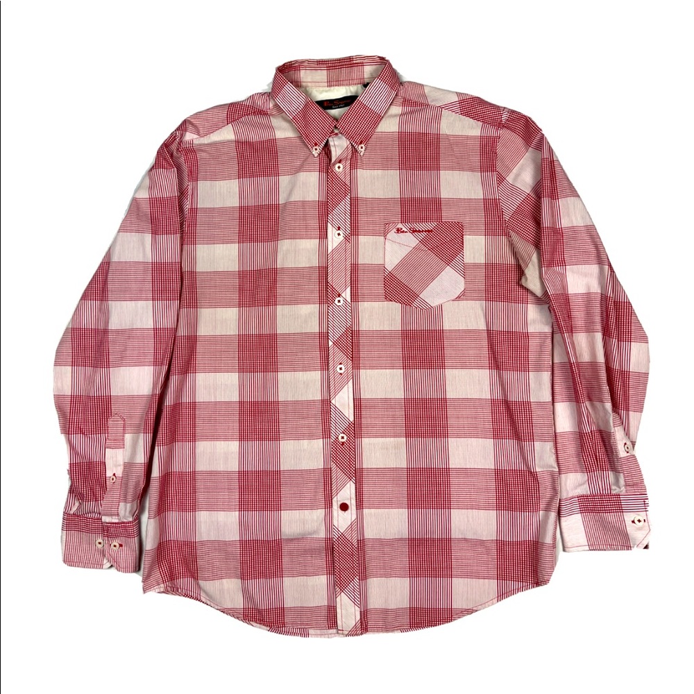 Ben Sherman Long Sleeve Button Down Shirt Men’s XL